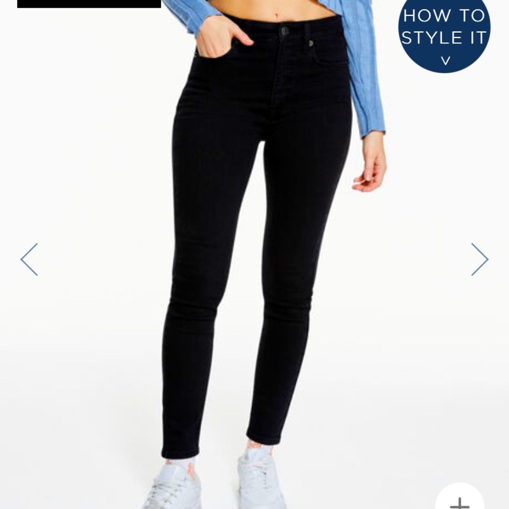 Super high rise jeggings ( black) Aeropostale
